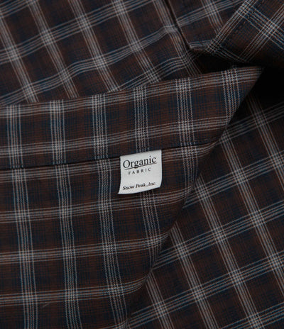 Snow Peak Ombre Check Shirt - Brown
