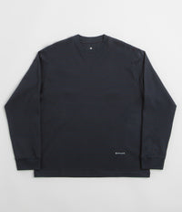 Snow Peak Organic Cotton Mercerized Long Sleeve T-Shirt in Blue Border