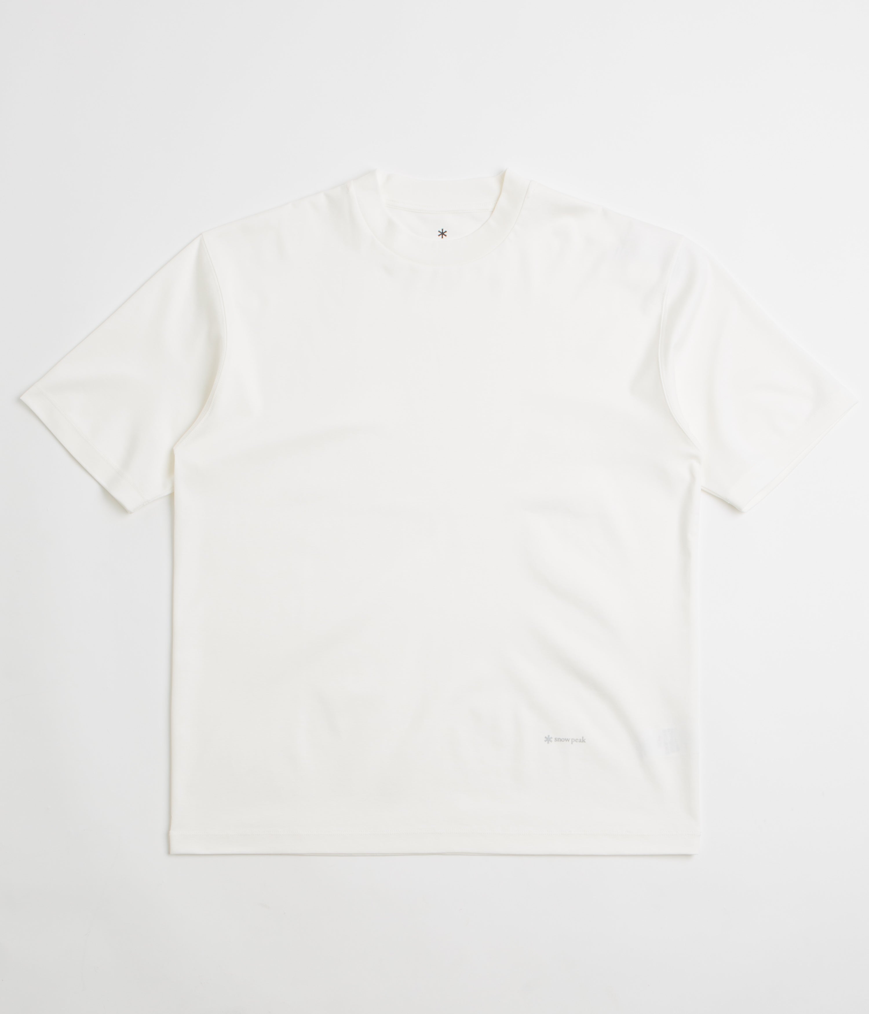 Snow Peak Organic Cotton Mercerized T-Shirt in White