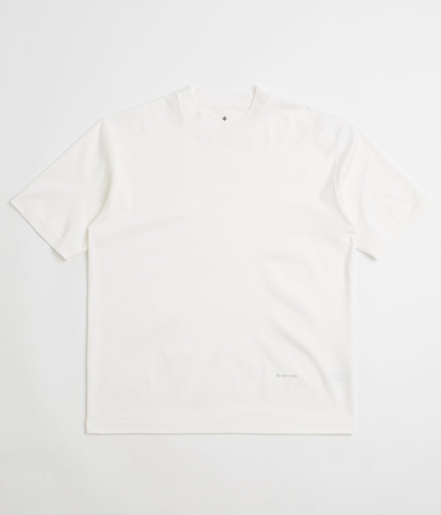 Snow Peak Organic Cotton Mercerized T-Shirt in White