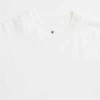 Snow Peak Organic Cotton Mercerized T-Shirt in White thumbnail