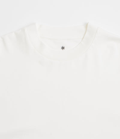 Snow Peak Organic Cotton Mercerized T-Shirt in White
