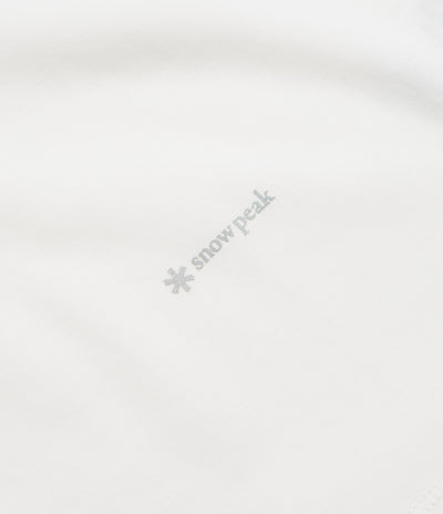 Snow Peak Organic Cotton Mercerized T-Shirt in White