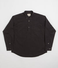 Snow Peak Organic Cotton Pullover Shirt in Black