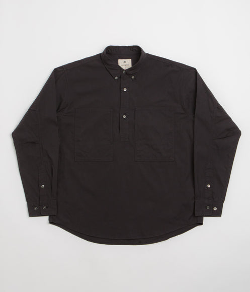 Snow Peak Organic Cotton Pullover Shirt - Black