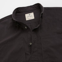 Snow Peak Organic Cotton Pullover Shirt - Black thumbnail