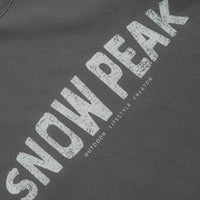 Snow Peak Oval Logo T-Shirt - Charcoal thumbnail