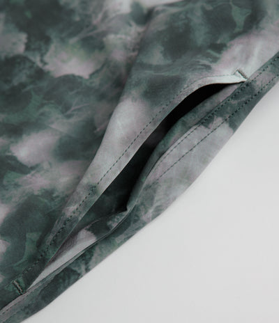 Snow Peak Patterned Mori Short Sleeve Shirt in Green