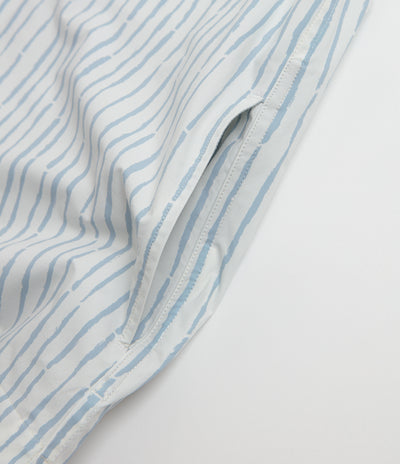 Snow Peak Patterned Take Short Sleeve Shirt in Light Grey