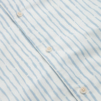 Snow Peak Patterned Take Short Sleeve Shirt in Light Grey thumbnail