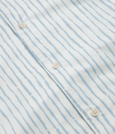 Snow Peak Patterned Take Short Sleeve Shirt in Light Grey