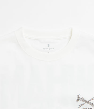 Snow Peak Pegs And Hammer T-Shirt - Off White