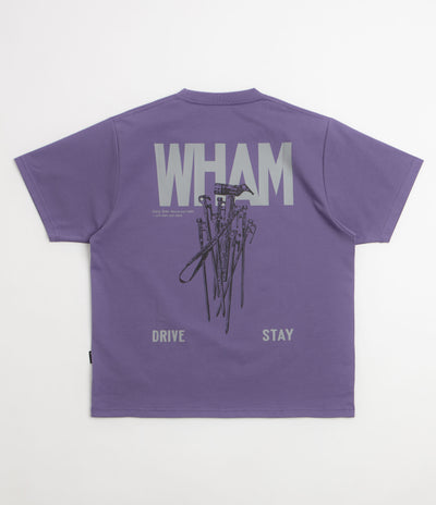 Snow Peak Pegs And Hammer T-Shirt - Purple
