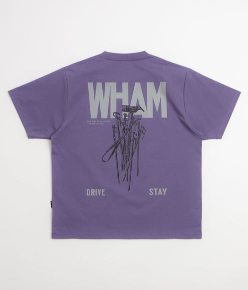 Snow Peak Pegs And Hammer T-Shirt - Purple