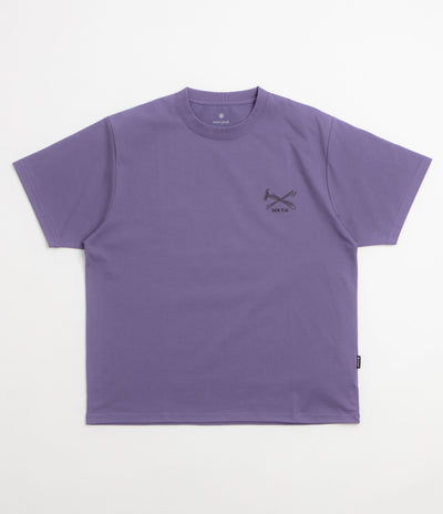 Snow Peak Pegs And Hammer T-Shirt - Purple