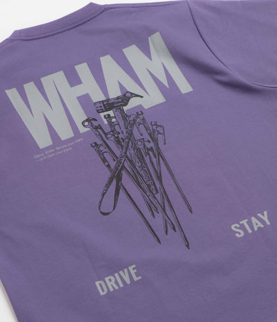 Snow Peak Pegs And Hammer T-Shirt - Purple