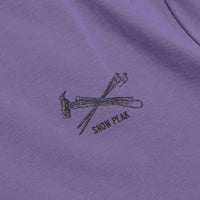 Snow Peak Pegs And Hammer T-Shirt - Purple thumbnail