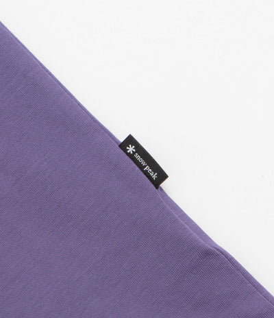 Snow Peak Pegs And Hammer T-Shirt - Purple