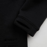 Snow Peak Polartec Power Wool Crewneck Sweatshirt - Black thumbnail