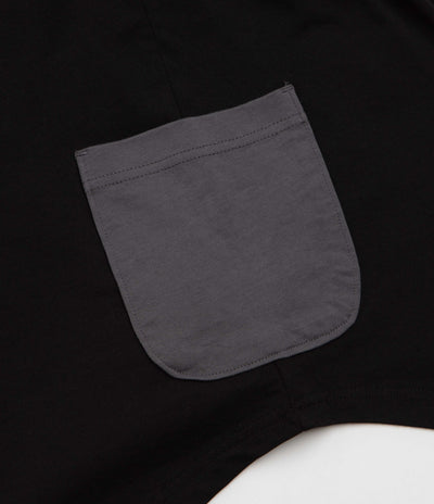 Snow Peak Raglan Long Sleeve T-Shirt - Black