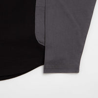 Snow Peak Raglan Long Sleeve T-Shirt - Black thumbnail