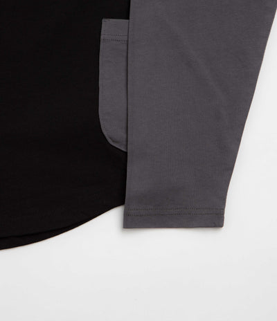Snow Peak Raglan Long Sleeve T-Shirt - Black