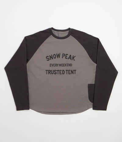 Snow Peak Raglan Long Sleeve T-Shirt - Greige
