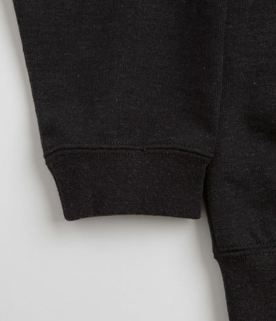 Snow Peak Recycled Cotton Crewneck Sweatshirt in Black