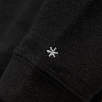 Snow Peak Recycled Cotton Crewneck Sweatshirt in Black thumbnail