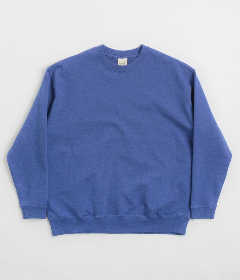 Snow Peak Recycled Cotton Crewneck Sweatshirt in Blue