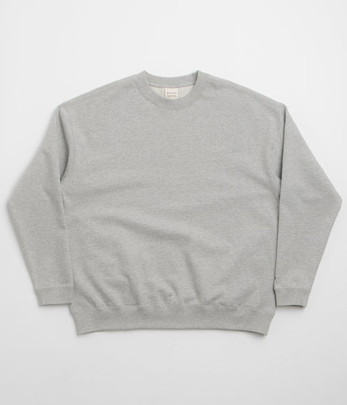 Snow Peak Recycled Cotton Crewneck Sweatshirt - Mid Grey