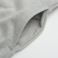 Snow Peak Recycled Cotton Crewneck Sweatshirt in Mid Grey thumbnail