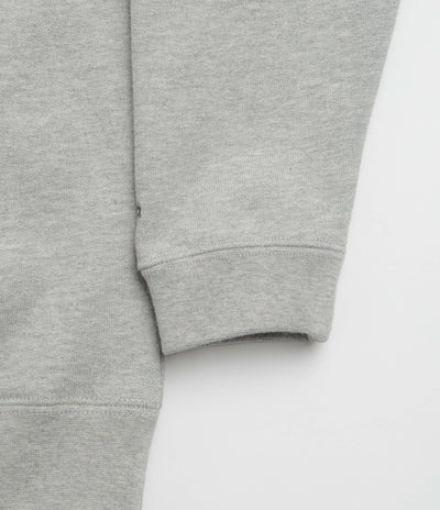 Snow Peak Recycled Cotton Crewneck Sweatshirt in Mid Grey