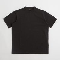 Snow Peak Recycled Cotton Heavy Mockneck T-Shirt in Black thumbnail