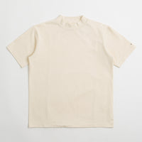 Snow Peak Recycled Cotton Heavy Mockneck T-Shirt - Ecru thumbnail