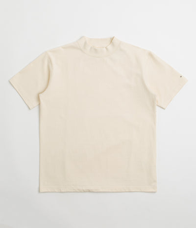 Snow Peak Recycled Cotton Heavy Mockneck T-Shirt - Ecru