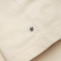 Snow Peak Recycled Cotton Heavy Mockneck T-Shirt - Ecru thumbnail