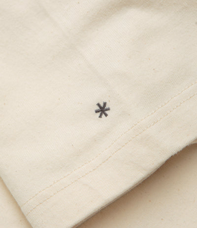 Snow Peak Recycled Cotton Heavy Mockneck T-Shirt - Ecru