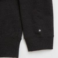 Snow Peak Recycled Cotton Hoodie in Black thumbnail