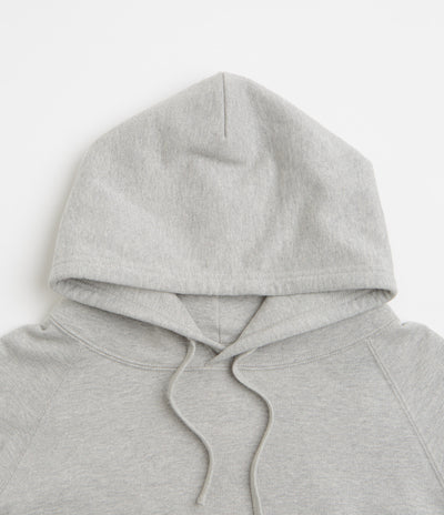 Snow Peak Recycled Cotton Hoodie in Mid Grey
