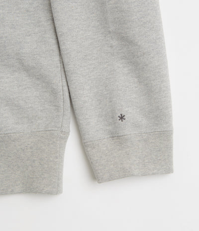 Snow Peak Recycled Cotton Hoodie in Mid Grey