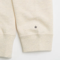 Snow Peak Recycled Cotton Hoodie in Oatmeal thumbnail
