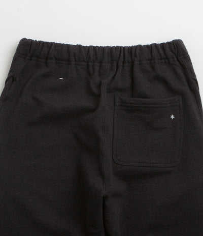 Snow Peak Recycled Cotton Sweatpants in Black