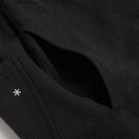 Snow Peak Recycled Cotton Sweatpants in Black thumbnail
