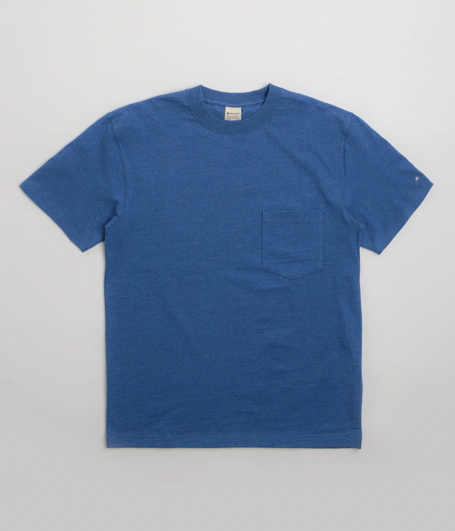 Snow Peak Recycled Cotton T-Shirt in Blue
