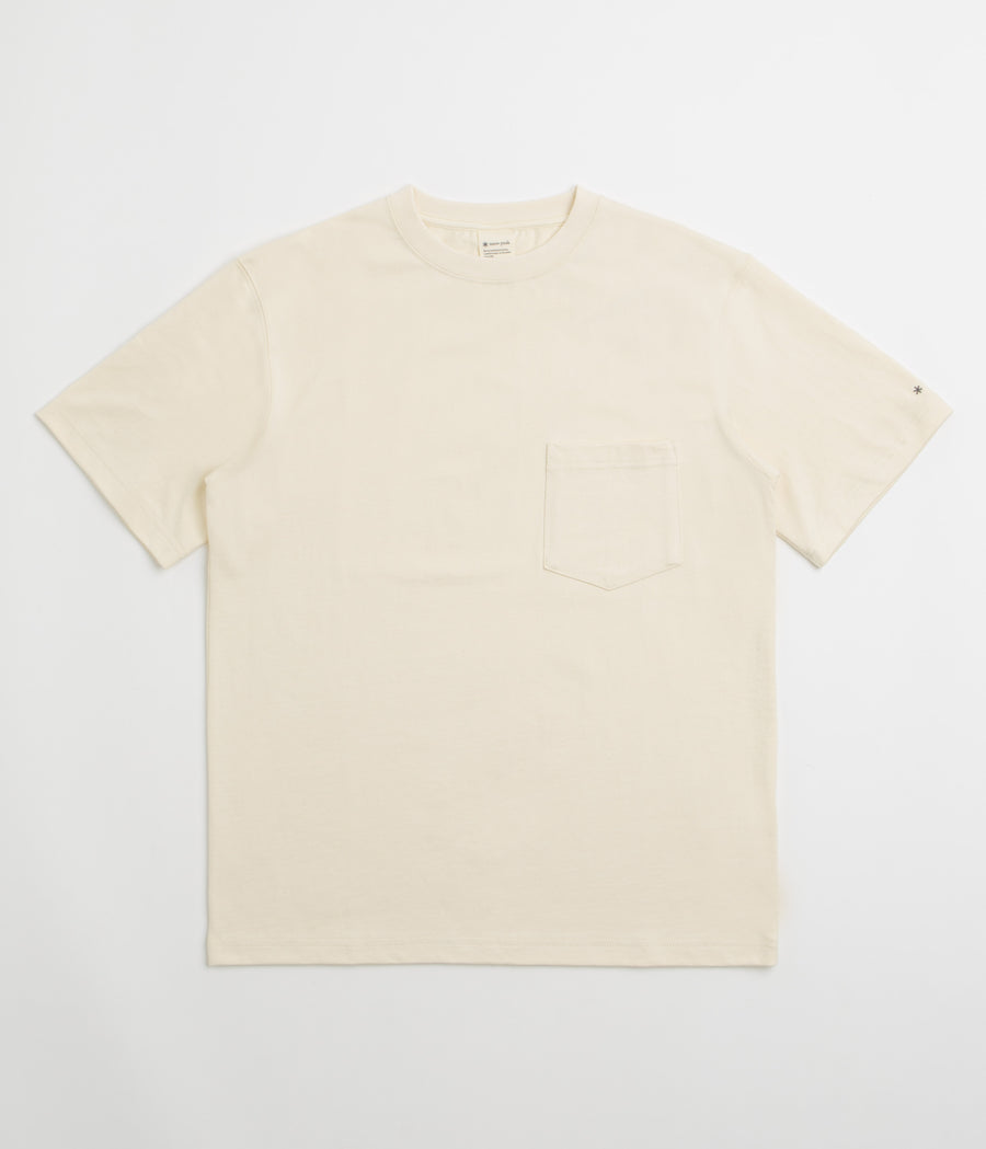 Snow Peak Recycled Cotton T-Shirt in Oatmeal
