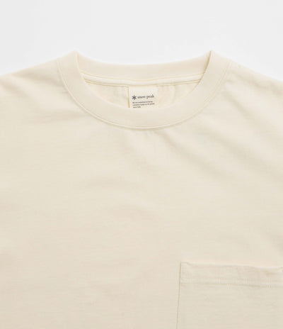 Snow Peak Recycled Cotton T-Shirt - Oatmeal
