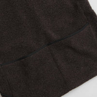 Snow Peak Recycled Wool Boa Sweatshirt in Dark Brown thumbnail