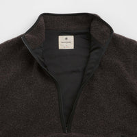 Snow Peak Recycled Wool Boa Sweatshirt in Dark Brown thumbnail