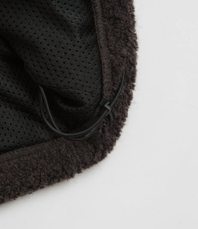 Snow Peak Recycled Wool Boa Sweatshirt in Dark Brown